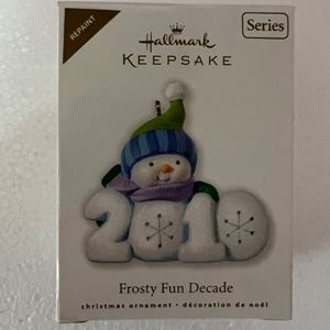 Hallmark Keepsake 2010 REPAINT Frosty Fun #1 in series, NIB